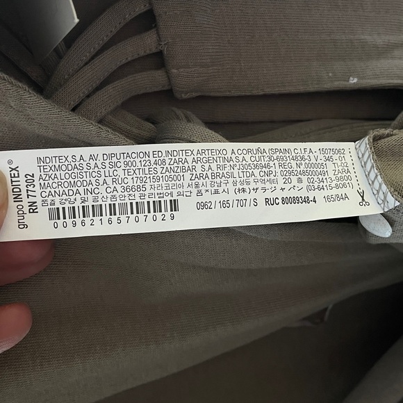 ZARA NWT Boho Beachy Backless Maxi Dress S Taupe Tassel Fringe Detail Minimalist - Picture 15 of 16